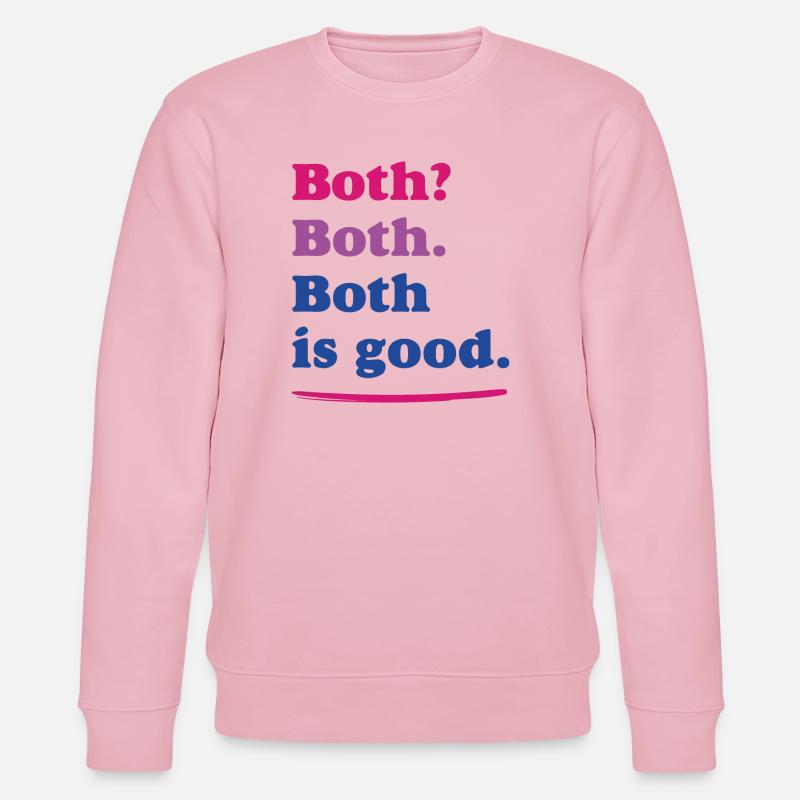 LGBTQ-Pride-Monat - Bisexuelle Pride - Stanley/Stella Unisex Bio-Sweatshirt CHANGER  - Hellrosa
