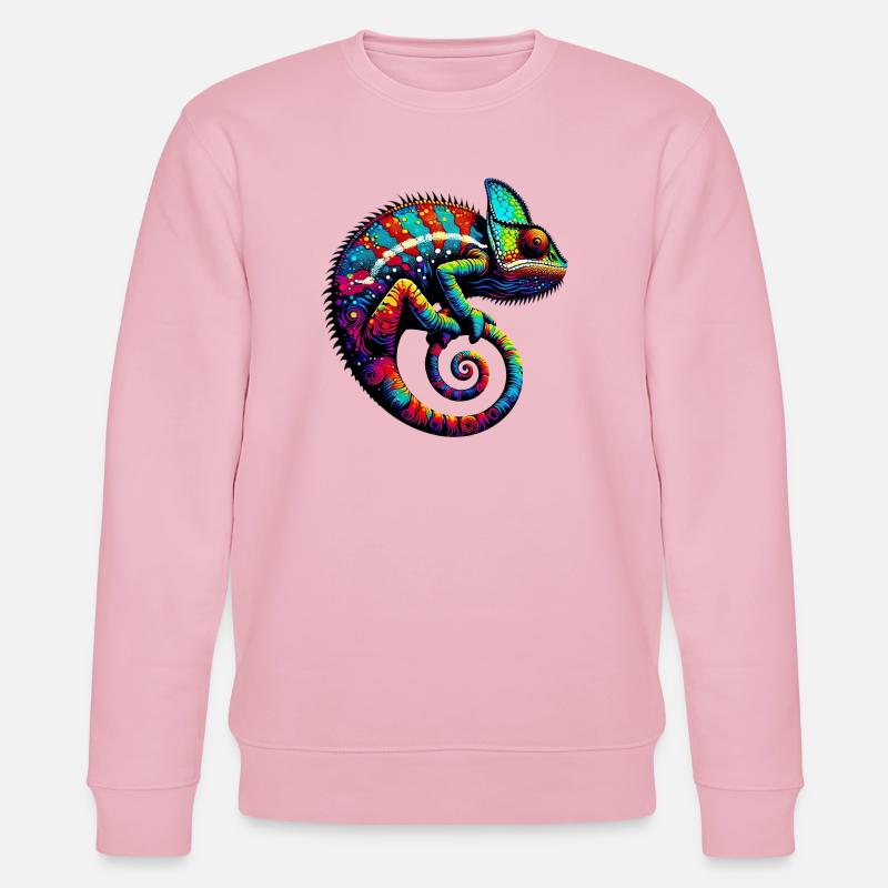 Caméléon - Sweat bio CHANGER Stanley/Stella Unisexe - rose pâle