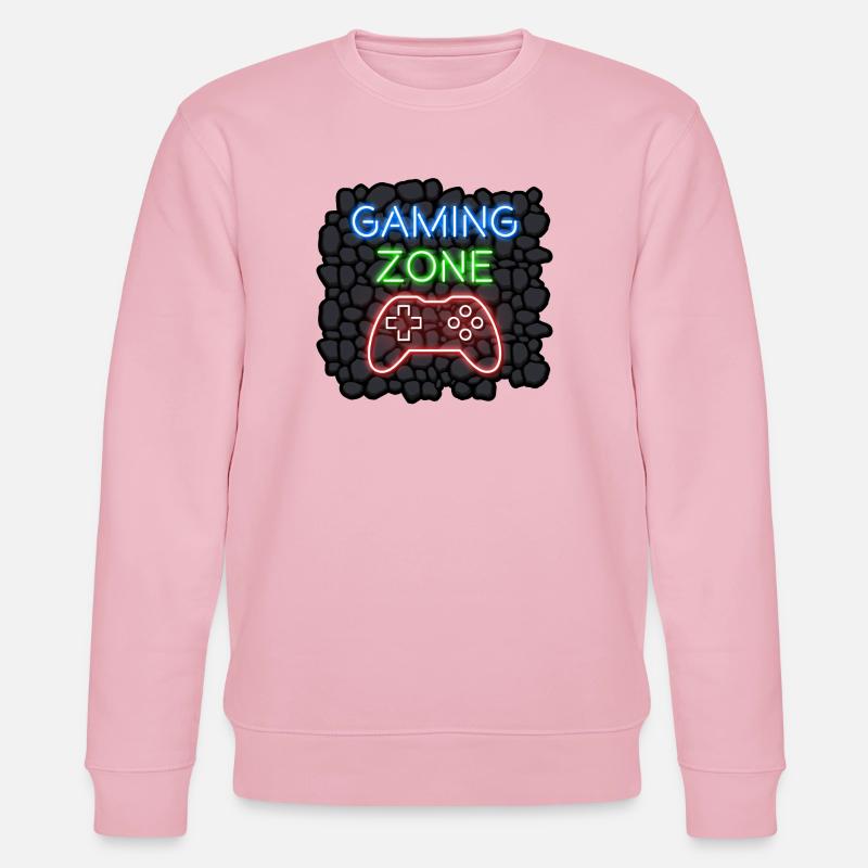 Zone de jeu - Sweat bio CHANGER Stanley/Stella Unisexe - rose pâle