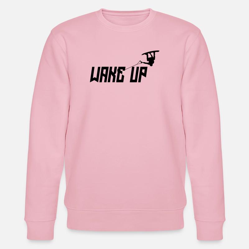 Kitesurfer Statement Stunt Wakeboard Surf - Sweat bio CHANGER Stanley/Stella Unisexe - rose pâle