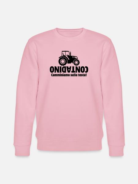 farmer, Italy, farmer - Stanley/Stella CHANGER Unisex Organic Sweatshirt - cotton pink