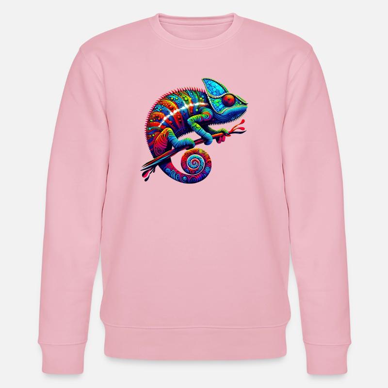 Chamäleon - Stanley/Stella Unisex Bio-Sweatshirt CHANGER  - Hellrosa
