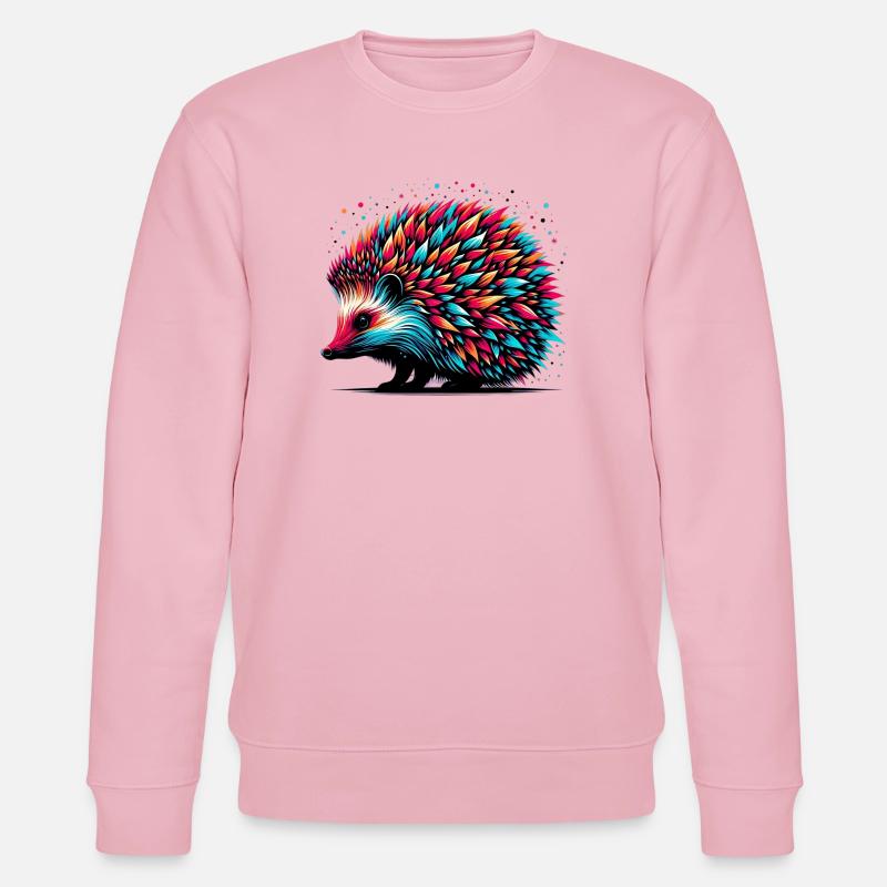 Igel - Stanley/Stella Unisex Bio-Sweatshirt CHANGER  - Hellrosa