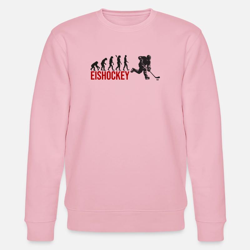 Evolution Eishockey - Stanley/Stella Unisex Bio-Sweatshirt CHANGER  - Hellrosa