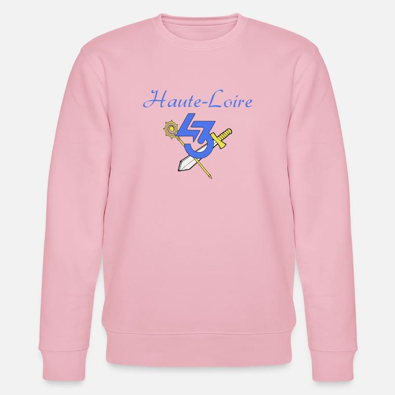 Haute-Loire - Stanley/Stella Unisex Bio-Sweatshirt CHANGER  - Hellrosa