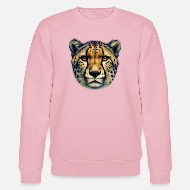Guépard - Sweat bio CHANGER Stanley/Stella Unisexe - rose pâle