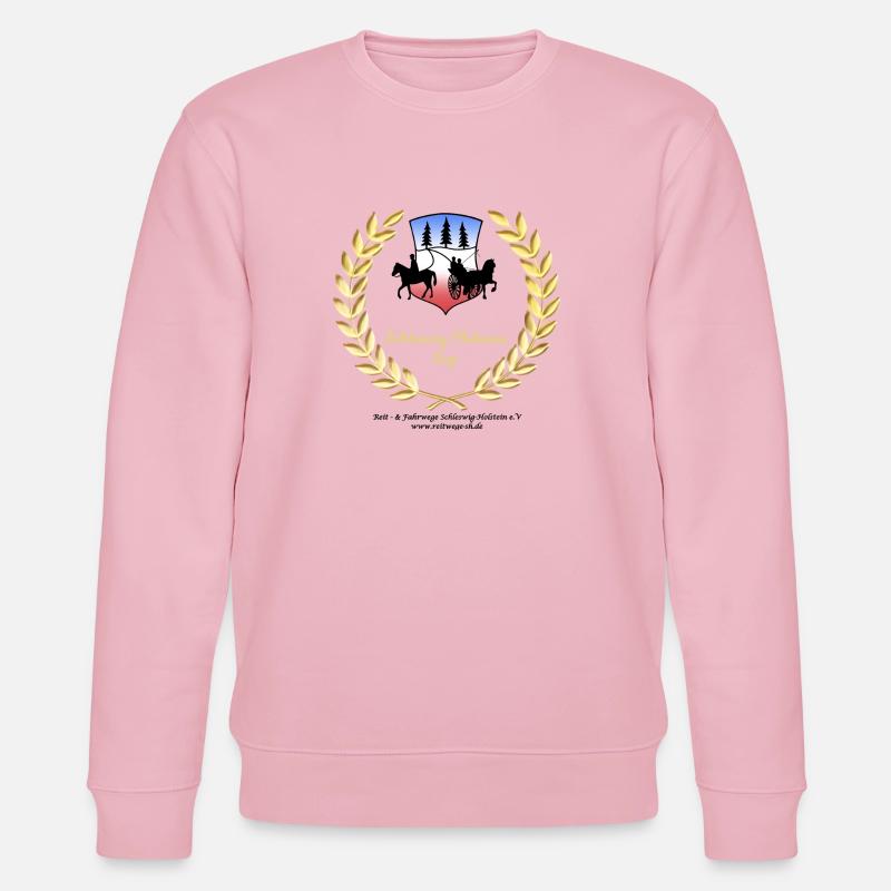 LOGO SH CUP Kampf der Landkreise - Stanley/Stella Unisex Bio-Sweatshirt CHANGER  - Hellrosa