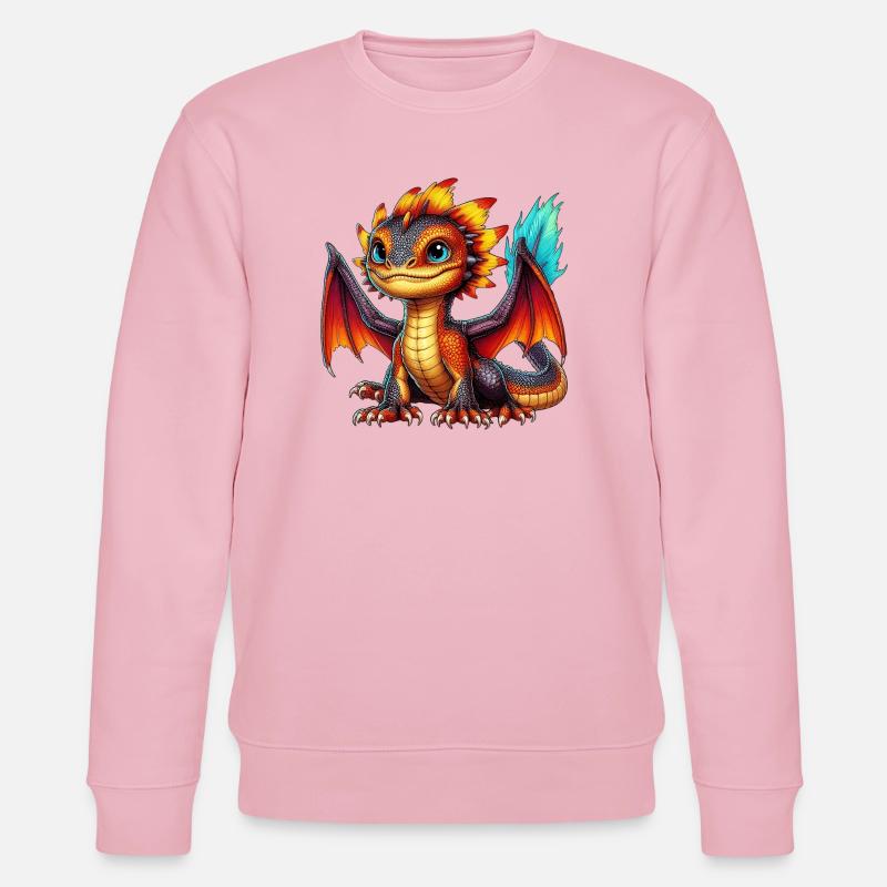 Dragon - Sweat bio CHANGER Stanley/Stella Unisexe - rose pâle