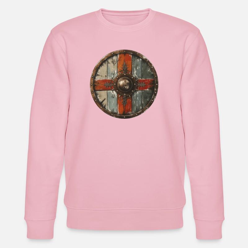 Wikinger-Schild - Stanley/Stella Unisex Bio-Sweatshirt CHANGER  - Hellrosa