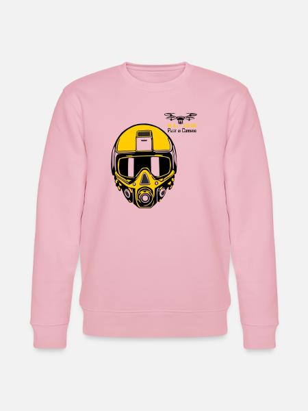 Drohnenpilot 3 - Stanley/Stella Unisex Bio-Sweatshirt CHANGER  - Hellrosa
