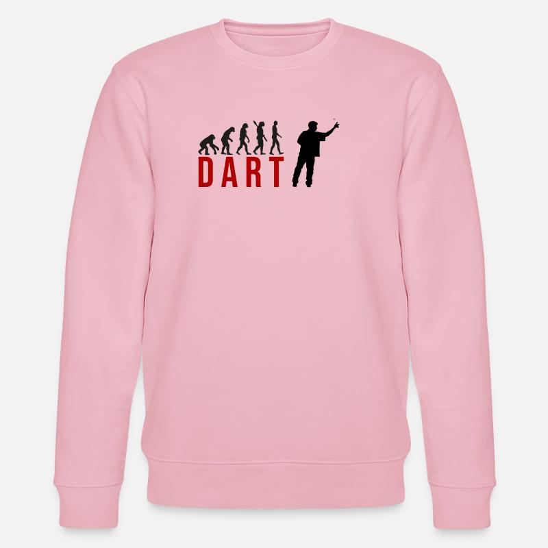 Ecolution Dart - Stanley/Stella Unisex Bio-Sweatshirt CHANGER  - Hellrosa