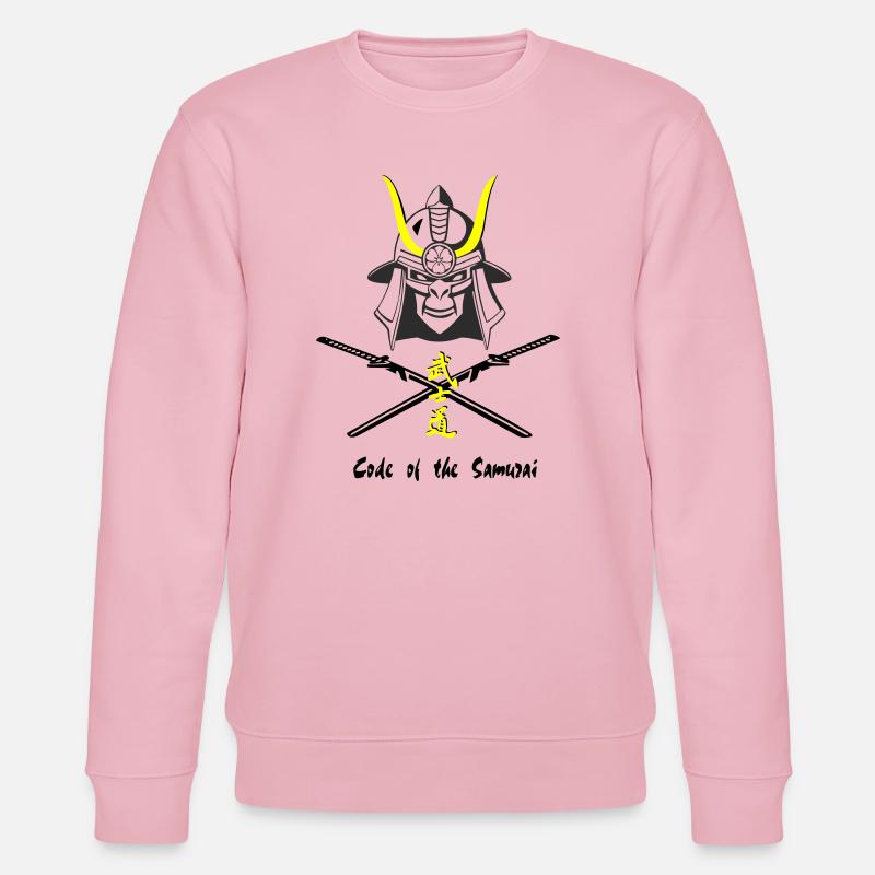 Samuraihelm Kabuto 4 - Stanley/Stella Unisex Bio-Sweatshirt CHANGER - Hellrosa