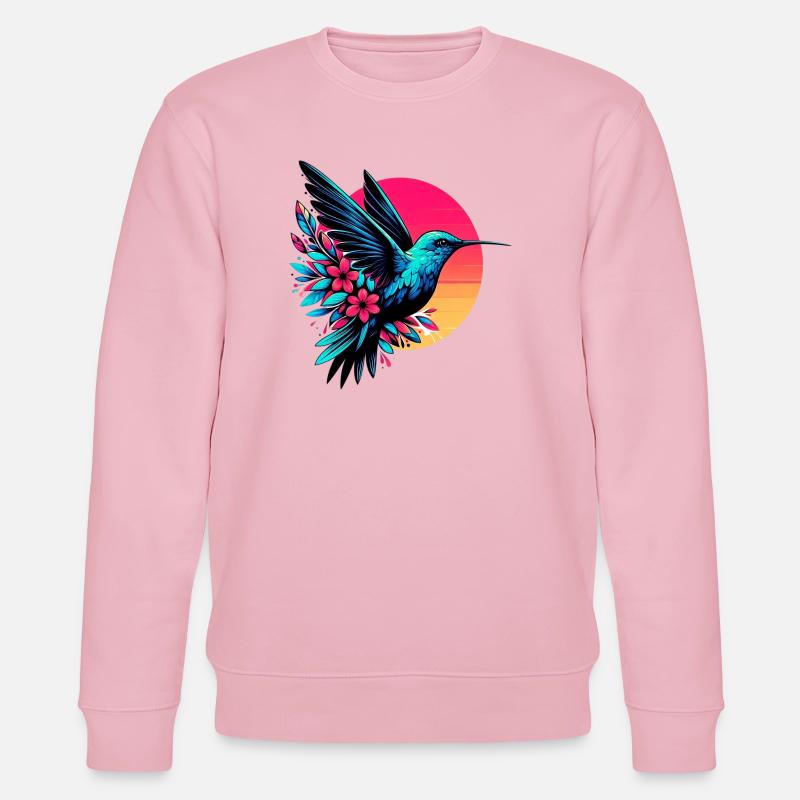 Hummingbird - Stanley/Stella CHANGER Unisex Organic Sweatshirt - cotton pink