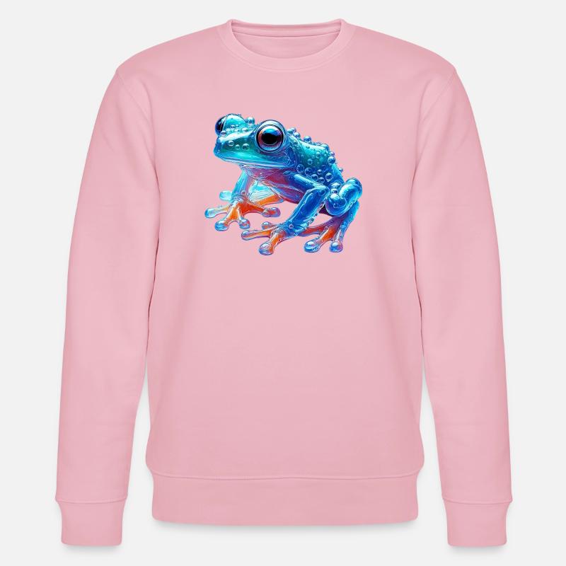 Frog - Stanley/Stella CHANGER Unisex Organic Sweatshirt - cotton pink