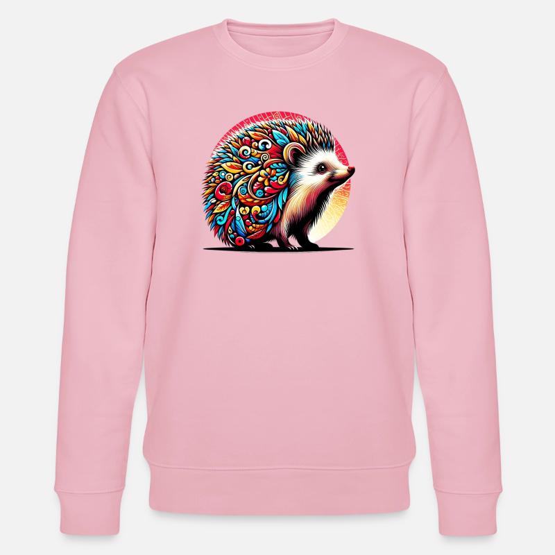Igel - Stanley/Stella Unisex Bio-Sweatshirt CHANGER  - Hellrosa