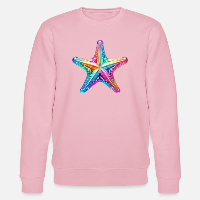Seestern - Stanley/Stella Unisex Bio-Sweatshirt CHANGER  - Hellrosa