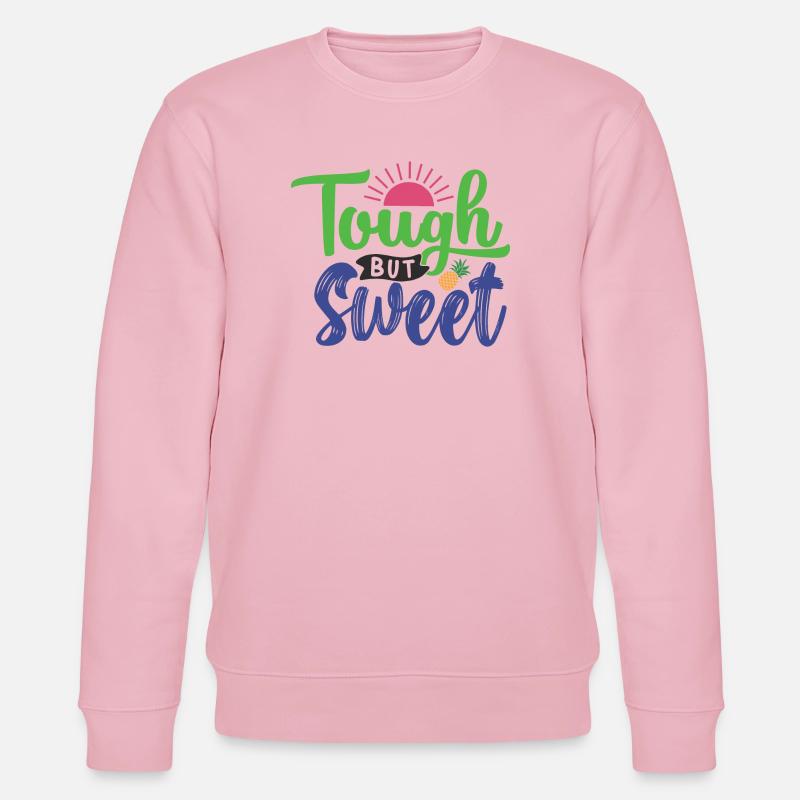 Tough und süß - Stanley/Stella Unisex Bio-Sweatshirt CHANGER  - Hellrosa