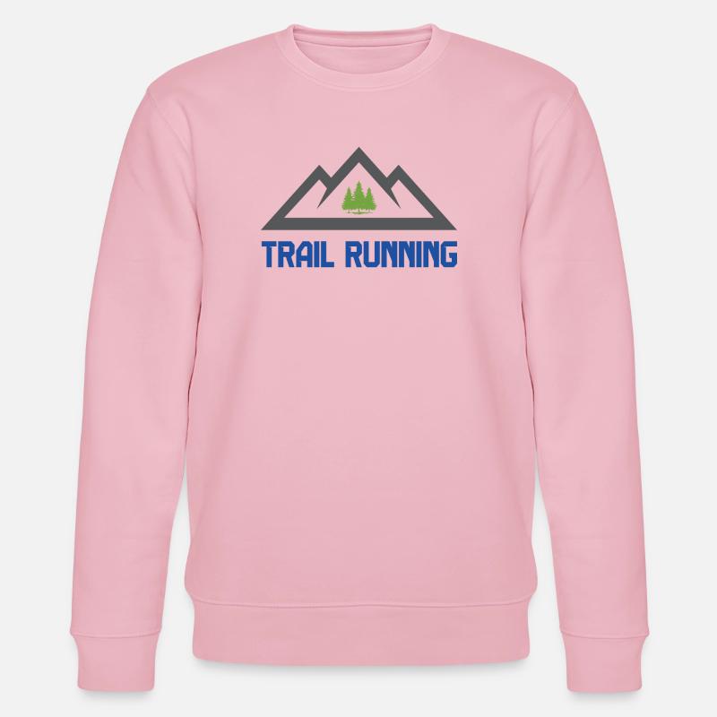Trailrunning (Trailrunning) - Stanley/Stella Unisex Bio-Sweatshirt CHANGER  - Hellrosa