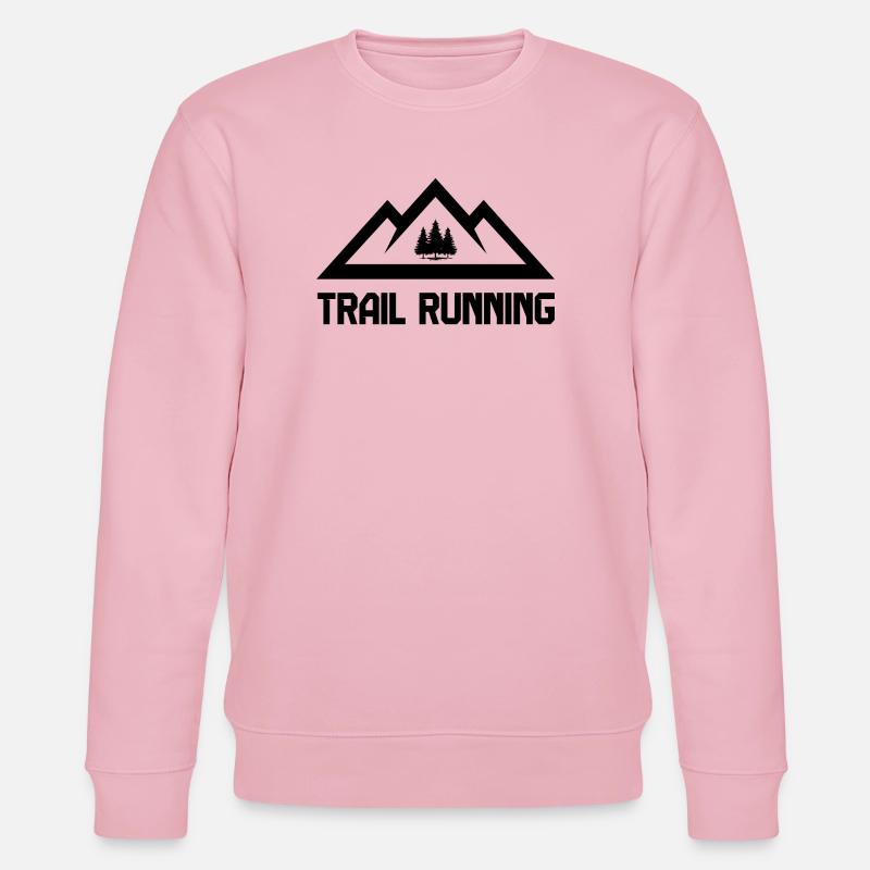 Course en sentier - Sweat bio CHANGER Stanley/Stella Unisexe - rose pâle