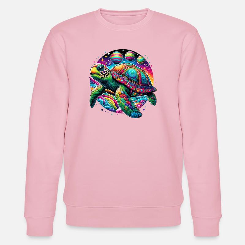 Schildkröte - Stanley/Stella Unisex Bio-Sweatshirt CHANGER  - Hellrosa