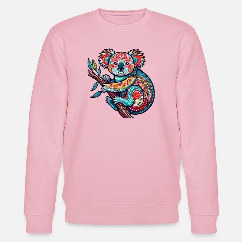 Koala - Sweat bio CHANGER Stanley/Stella Unisexe - rose pâle