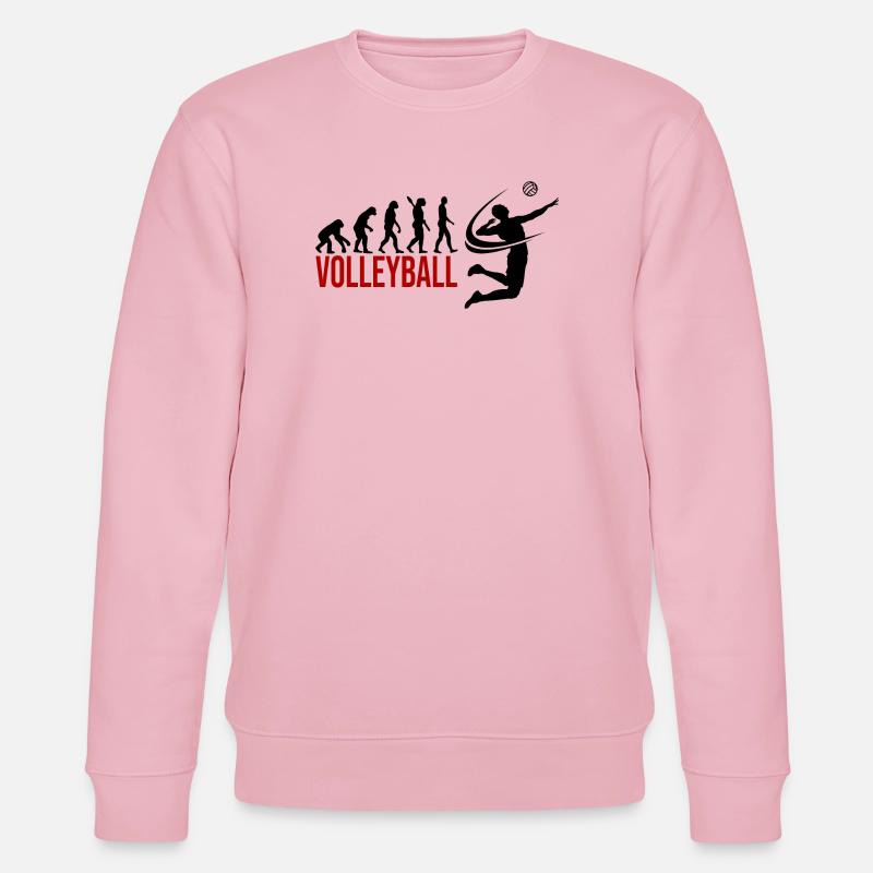 Evolution Volleyball - Stanley/Stella Unisex Bio-Sweatshirt CHANGER  - Hellrosa