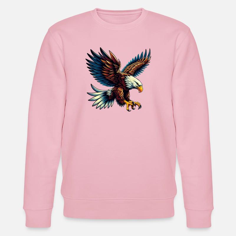 Adler - Stanley/Stella Unisex Bio-Sweatshirt CHANGER  - Hellrosa