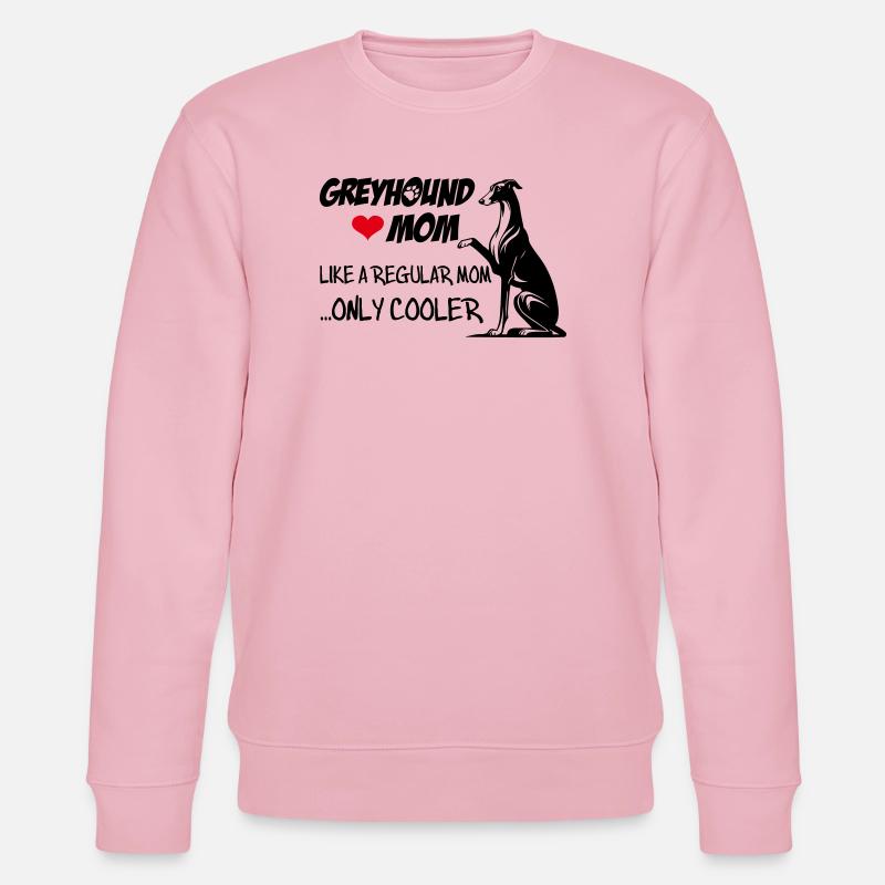 Greyhound Mom - Stanley/Stella Unisex Bio-Sweatshirt CHANGER  - Hellrosa