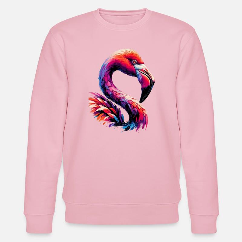 Flamant - Sweat bio CHANGER Stanley/Stella Unisexe - rose pâle