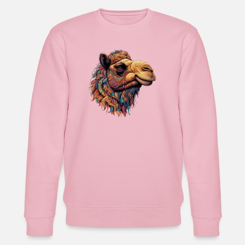 Kamel - Stanley/Stella Unisex Bio-Sweatshirt CHANGER  - Hellrosa
