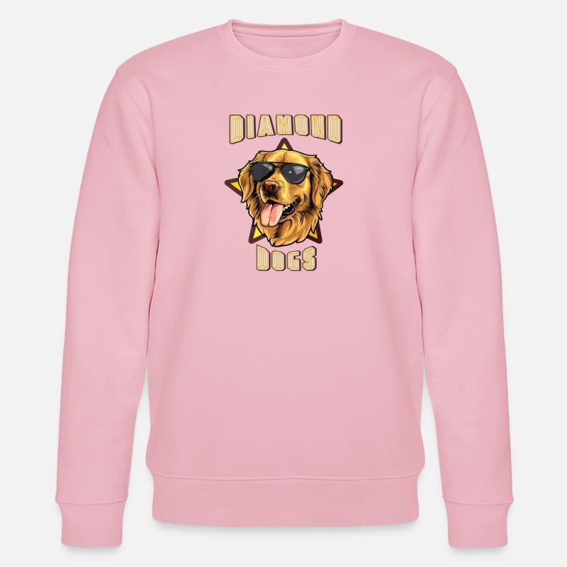 Chiens de diamant - Sweat bio CHANGER Stanley/Stella Unisexe - rose pâle
