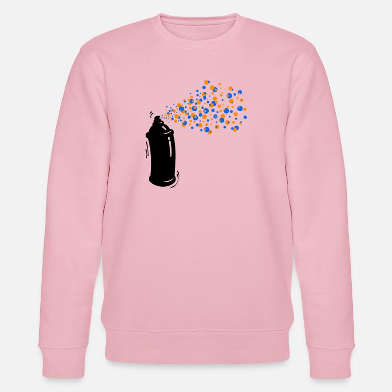 Wildstyle Sprayer Graffti Spraydose Strassenkunst - Stanley/Stella Unisex Bio-Sweatshirt CHANGER  - Hellrosa