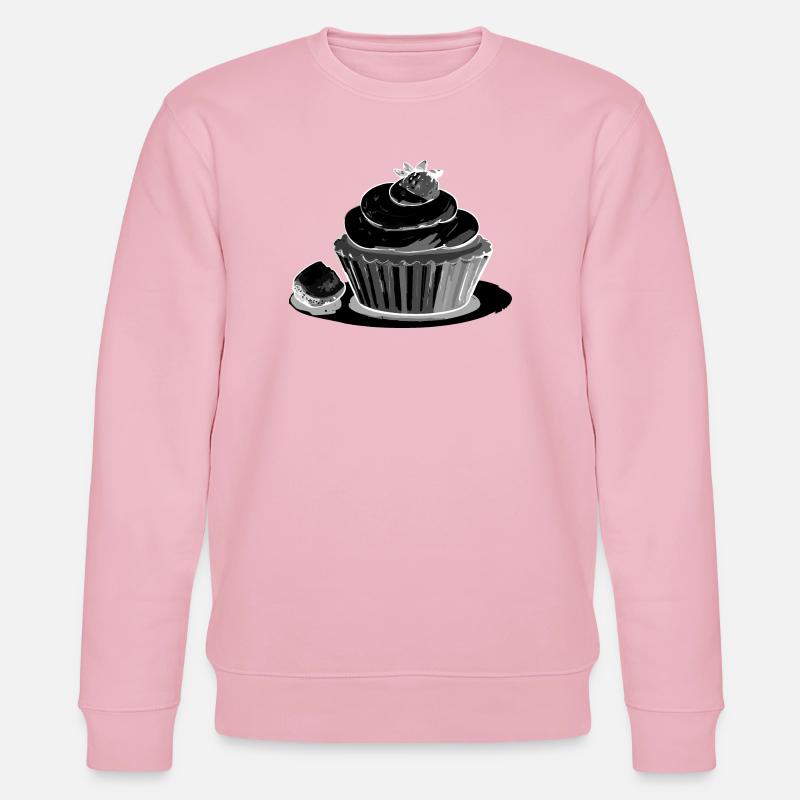 Cupcake Strawberry - Stanley/Stella CHANGER Unisex Organic Sweatshirt - cotton pink