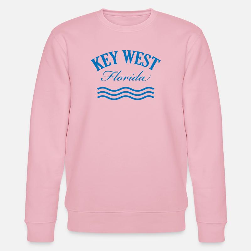 Key West Florida Küstendesign - Stanley/Stella Unisex Bio-Sweatshirt CHANGER  - Hellrosa