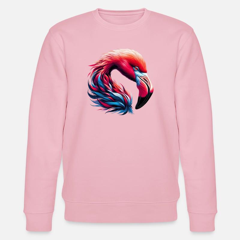 Flamingo - Stanley/Stella Unisex Bio-Sweatshirt CHANGER  - Hellrosa