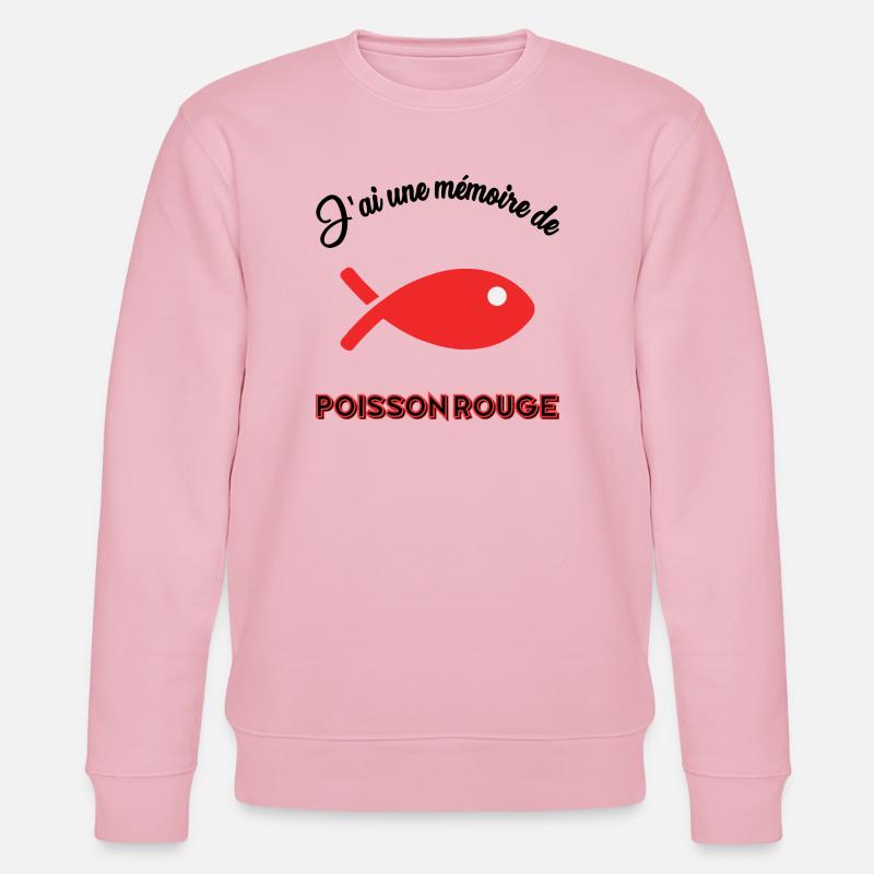 FISCH. GEDÄCHTNIS - Stanley/Stella Unisex Bio-Sweatshirt CHANGER  - Hellrosa
