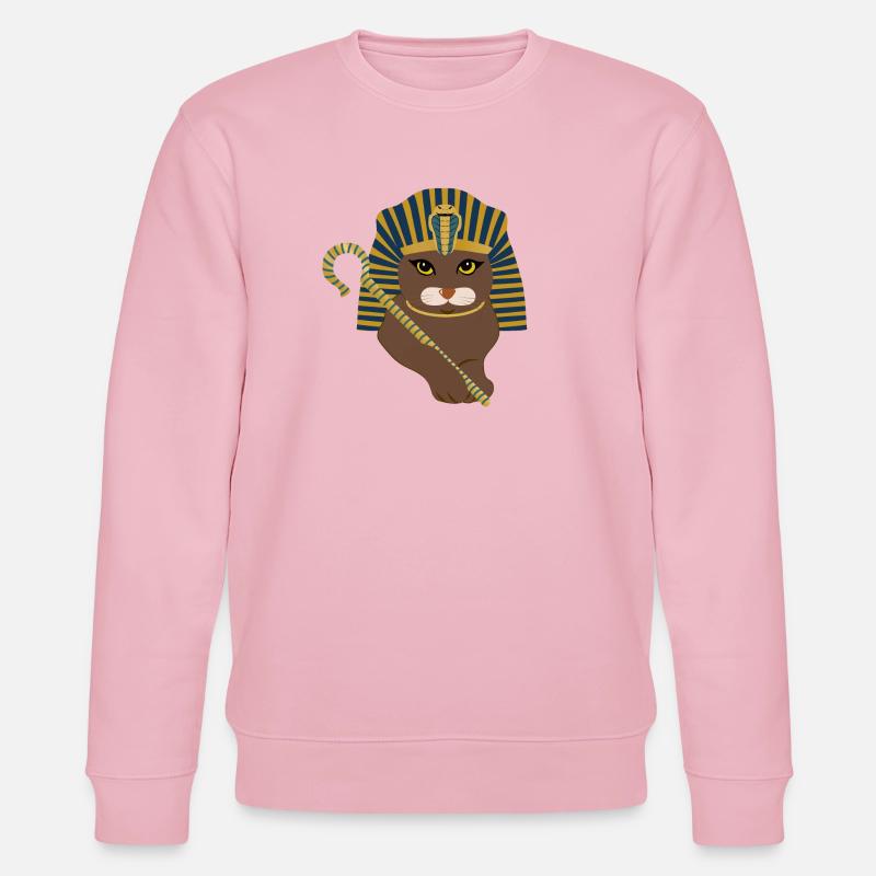 Chat pharaon - Sweat bio CHANGER Stanley/Stella Unisexe - rose pâle
