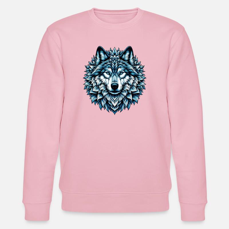 Loup - Sweat bio CHANGER Stanley/Stella Unisexe - rose pâle