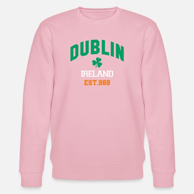 Dublin - Irland - Stanley/Stella Unisex Bio-Sweatshirt CHANGER  - Hellrosa
