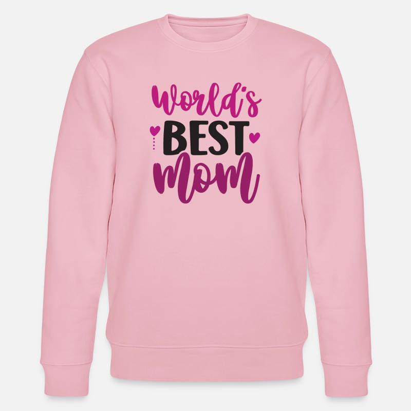 Die beste Mutter der Welt - Stanley/Stella Unisex Bio-Sweatshirt CHANGER  - Hellrosa