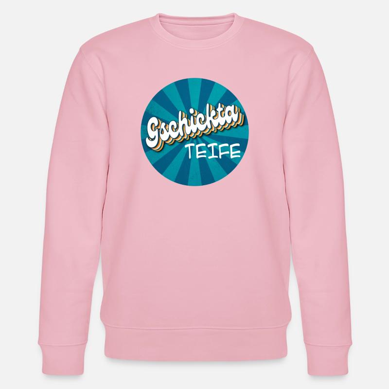 gschicka Teife - skillful devil, talented - Stanley/Stella CHANGER Unisex Organic Sweatshirt - cotton pink