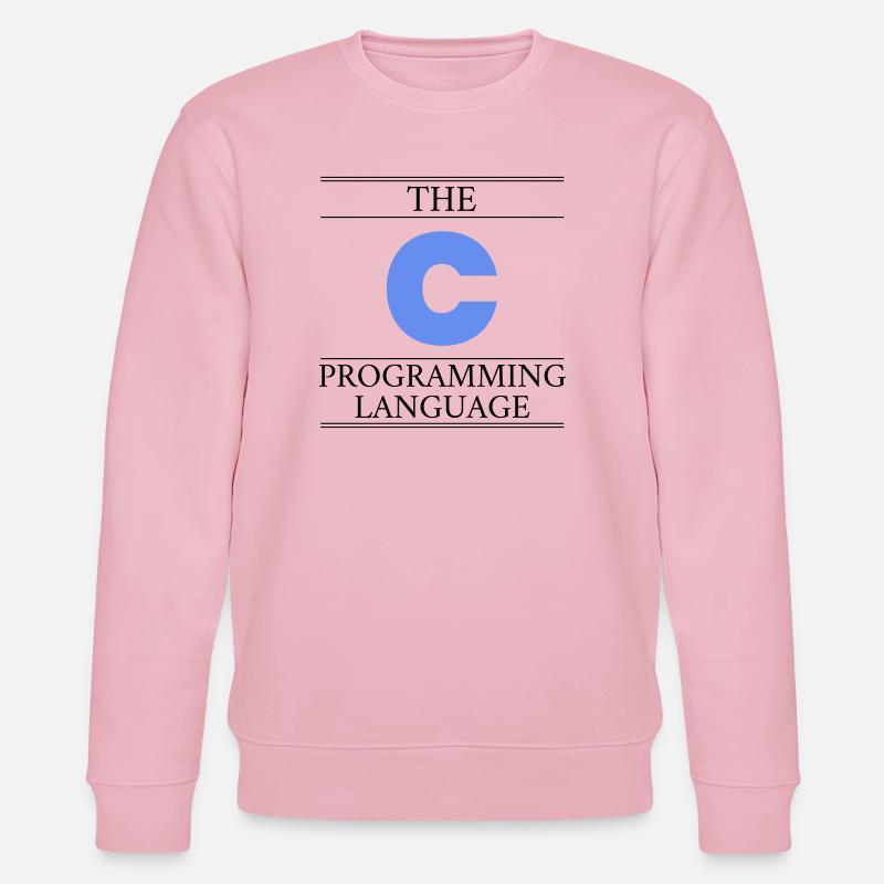 The C Programming Language - Stanley/Stella CHANGER Unisex Organic Sweatshirt - cotton pink
