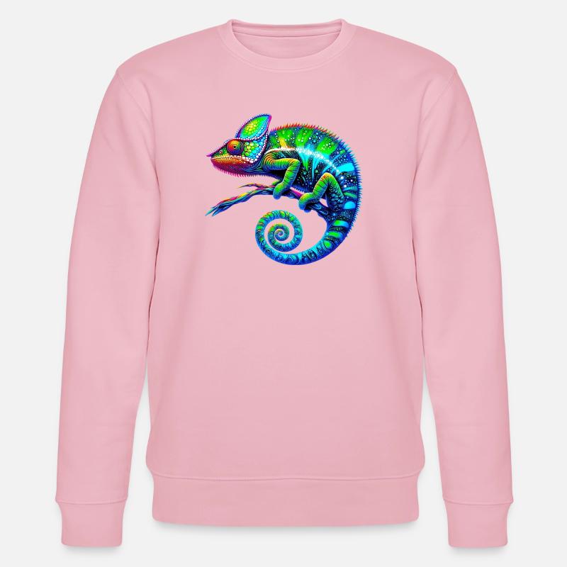Chamäleon - Stanley/Stella Unisex Bio-Sweatshirt CHANGER  - Hellrosa