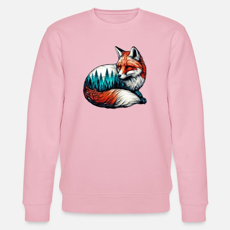 Fuchs - Stanley/Stella Unisex Bio-Sweatshirt CHANGER  - Hellrosa