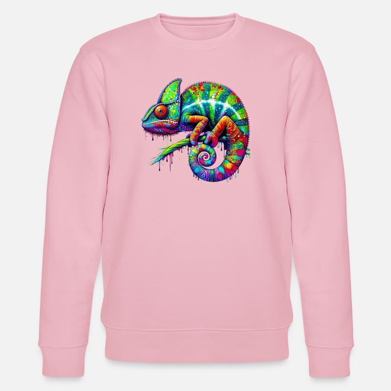 Chamäleon - Stanley/Stella Unisex Bio-Sweatshirt CHANGER  - Hellrosa
