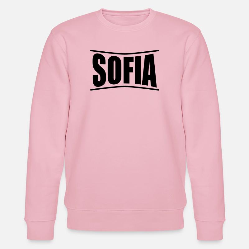 T-Shirt Sofia T-Shirt Geschenkidee - Stanley/Stella Unisex Bio-Sweatshirt CHANGER  - Hellrosa