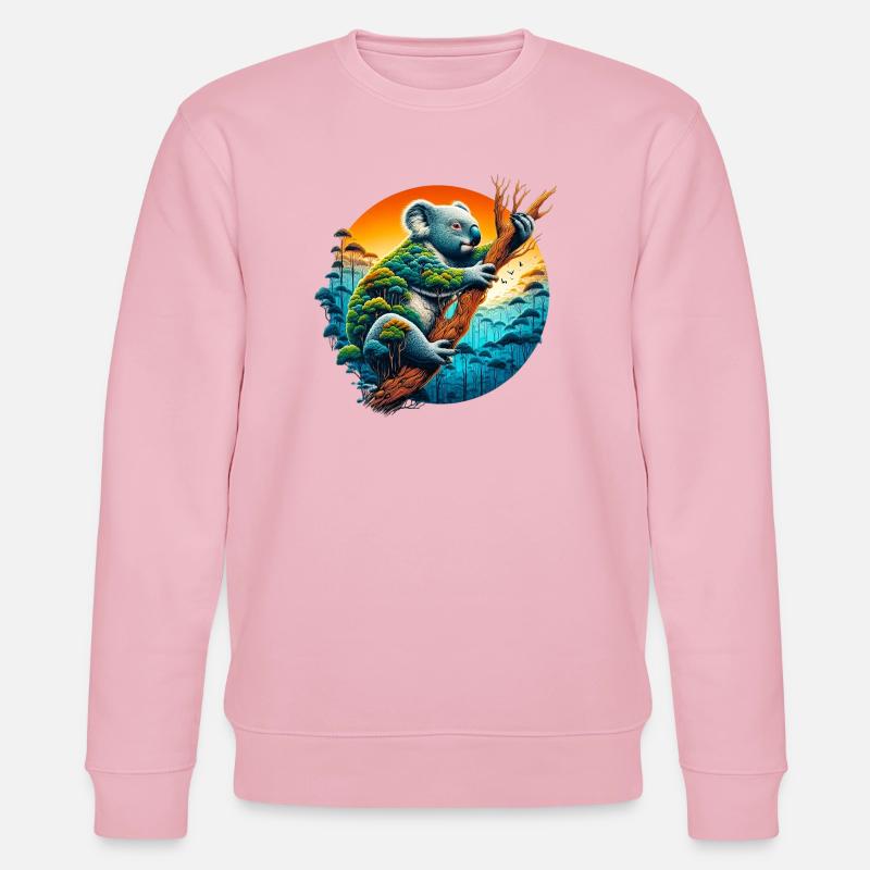 Koala - Stanley/Stella CHANGER Unisex Organic Sweatshirt - cotton pink