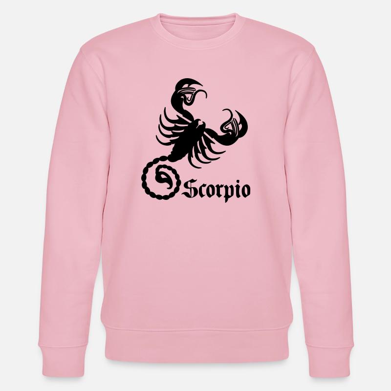 Sternzeichenbild Skorpion - Stanley/Stella Unisex Bio-Sweatshirt CHANGER  - Hellrosa