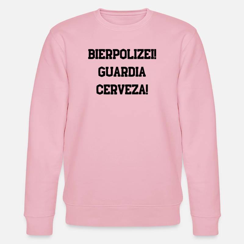 Bierpolizei - Stanley/Stella Unisex Bio-Sweatshirt CHANGER  - Hellrosa