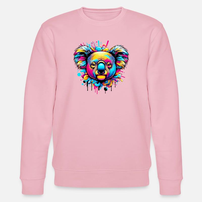 Koala - Stanley/Stella Unisex Bio-Sweatshirt CHANGER  - Hellrosa